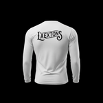 Lade das Bild in den Galerie-Viewer, LAEXTONS Weißes Langarmshirt Rückseite
